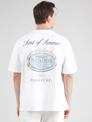Pegador T-shirt 'Ramon' i vit: framsida