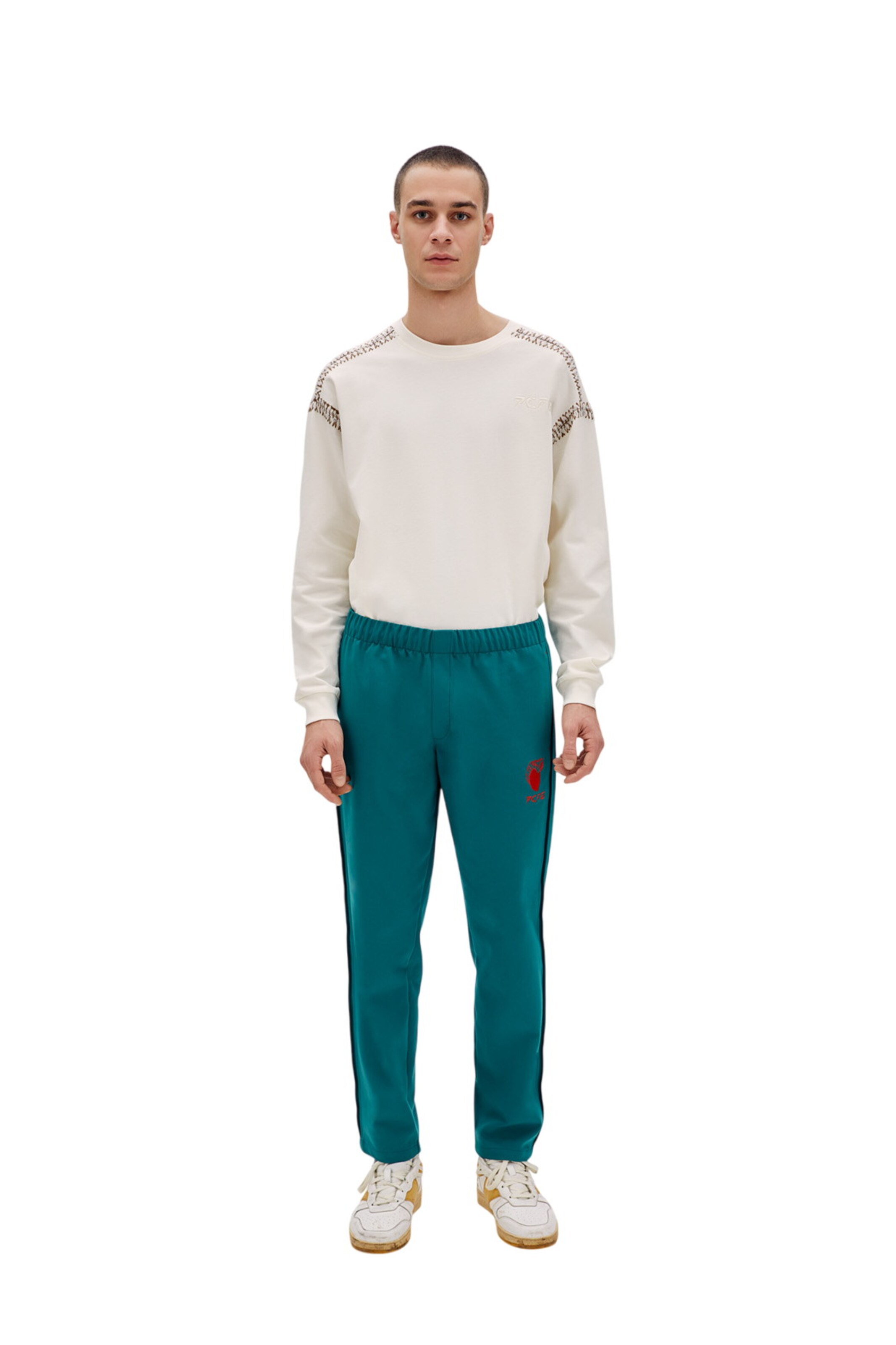 PCFG Loose fit Trousers in Blue: front