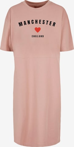 Merchcode Kleid 'Manchester' in Pink: predná strana