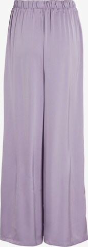 VILA Wide leg Broek 'CLAIR' in Lila