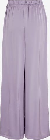 VILA Wide leg Byxa 'CLAIR' i lila