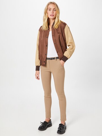 Hailys Skinny Pants 'Mandy' in Brown