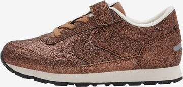 Hummel Sneakers 'REFLEX GLITTER' in Brons: voorkant