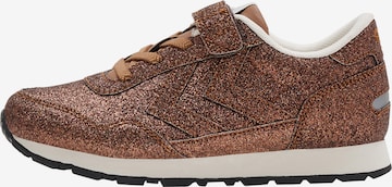 Baskets 'REFLEX GLITTER' Hummel en bronze : devant