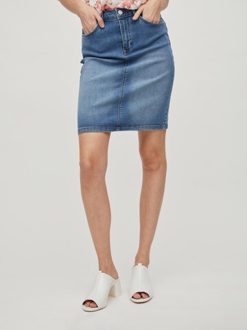 VILA Skirt 'May' in Blue: front