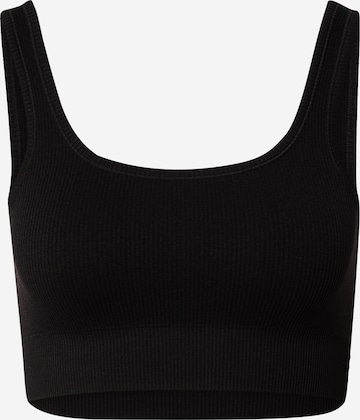 A LOT LESS Top 'Lotta' in Black: front