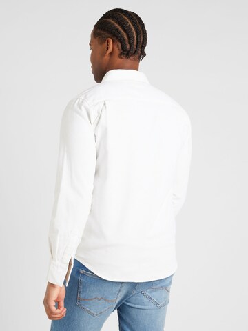 AÉROPOSTALE - Ajuste regular Camisa en blanco
