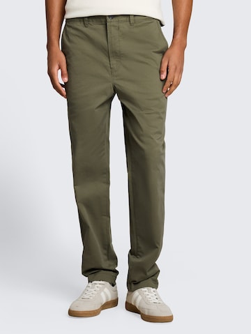 TOM TAILOR DENIM Regular Chinohousut värissä vihreä: etupuoli