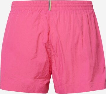 BOSS Плавательные шорты 'Mooneye' в Ярко-розовый
