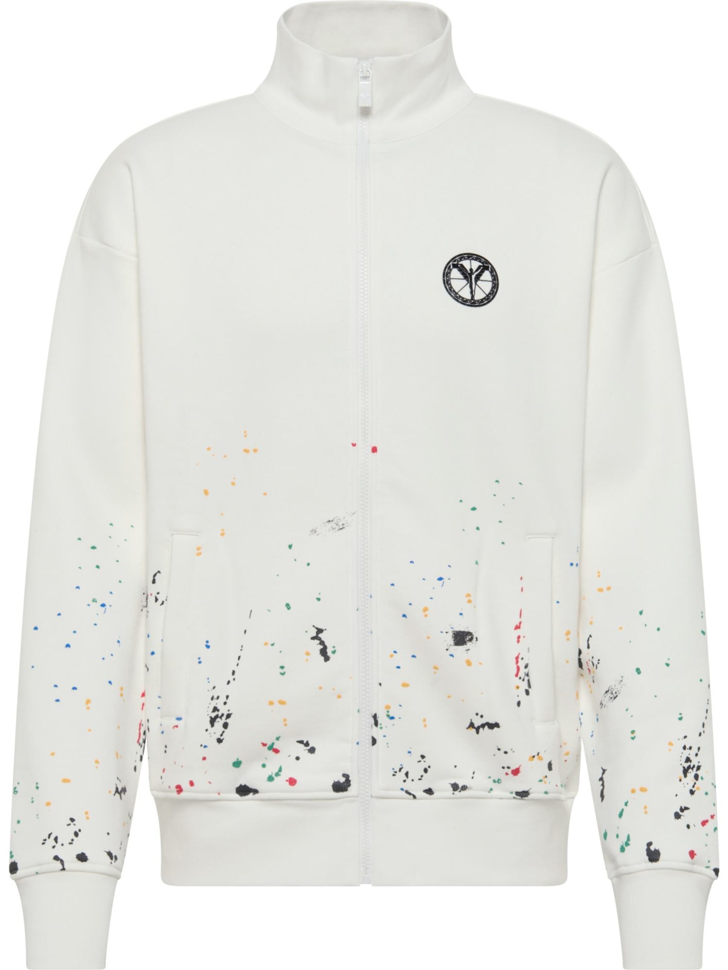 Veste de survêtement ' DelFavero ' Carlo Colucci en blanc : devant