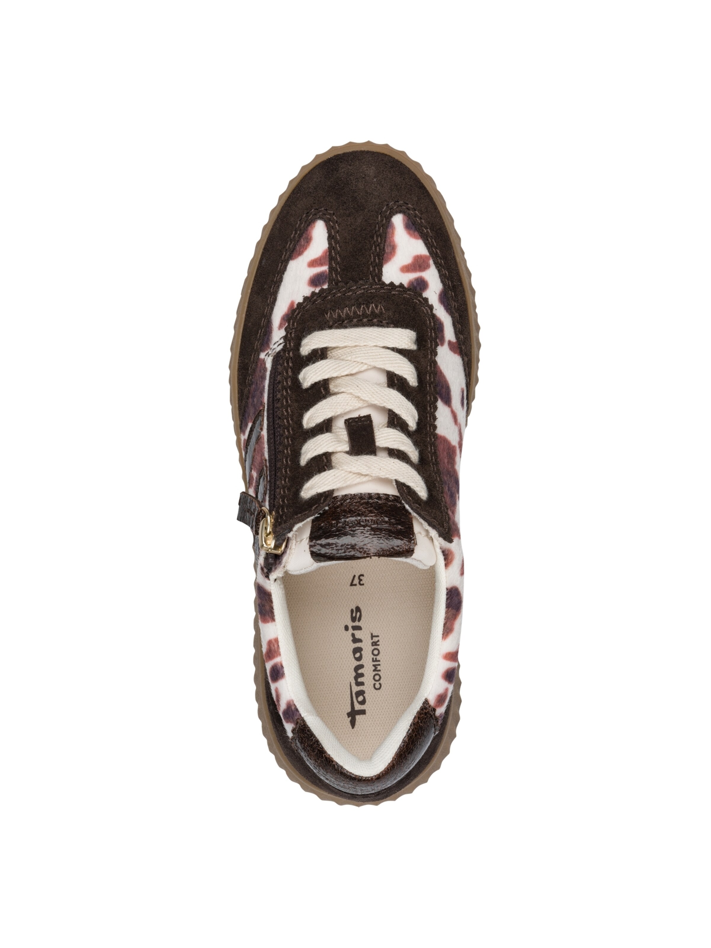 Tamaris Platform trainers in White