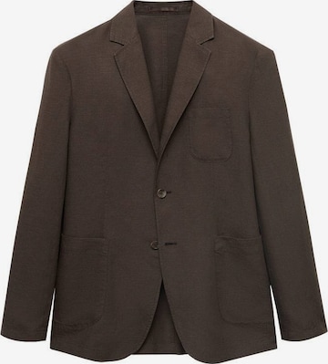 MANGO MAN Suit Jacket 'Delave' in Brown: front