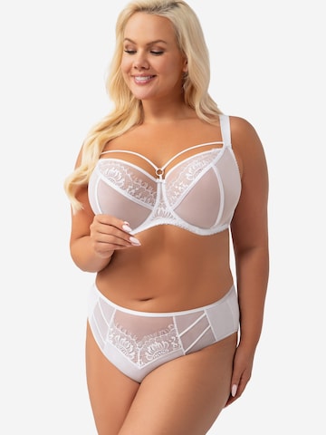 Gorsenia Classic Bra 'K496 Paradise' in White
