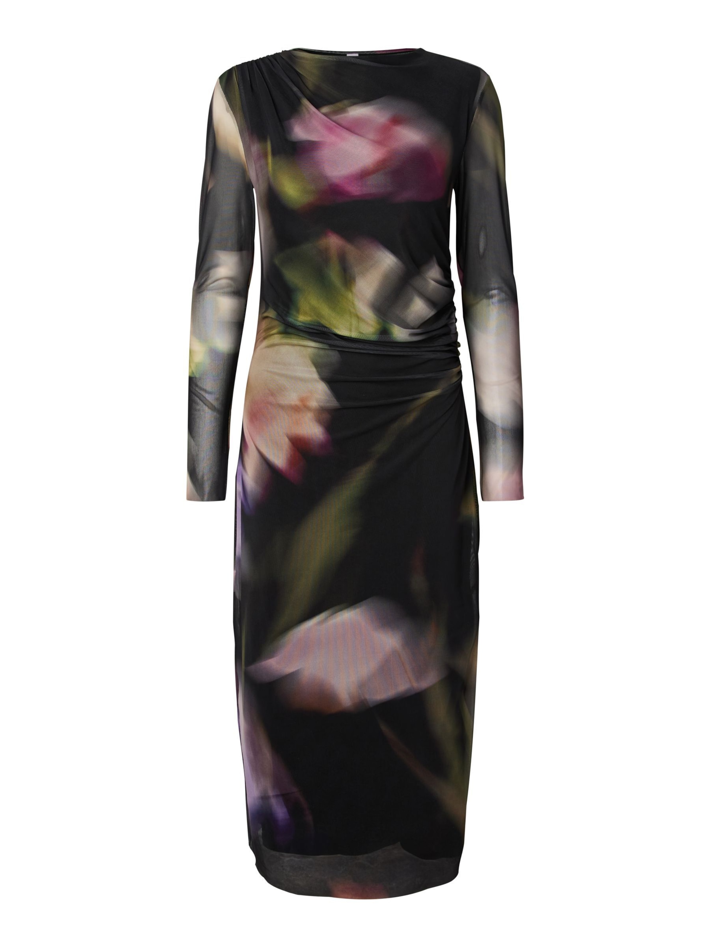 YAS Dress 'YASShama' in 38 in Ecru / Grass green / Pink / Black, Item view
