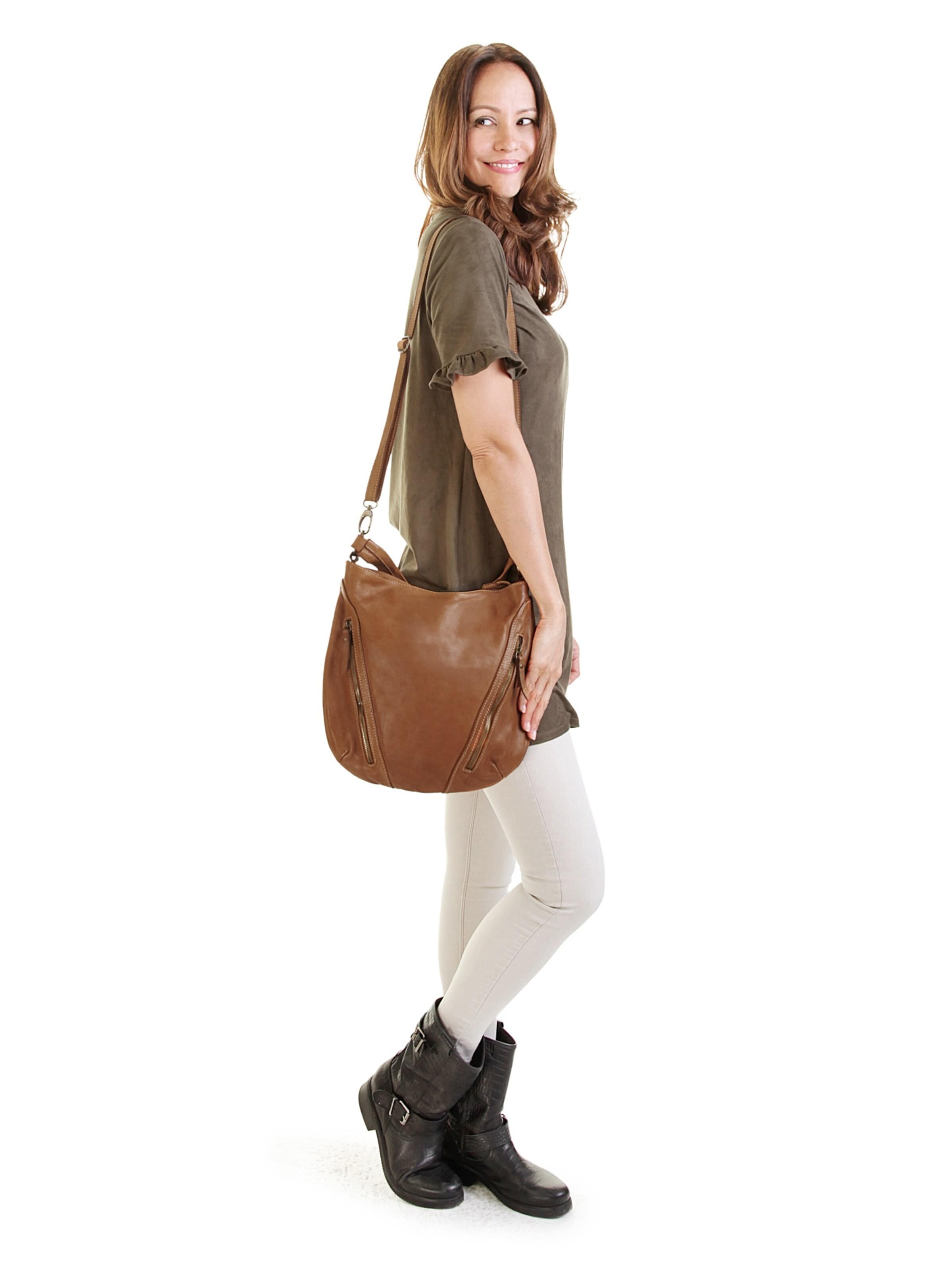 Cluty - Shopper en marrón