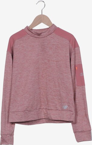 new balance Sweatshirt & Zip-Up Hoodie in M in Red: front