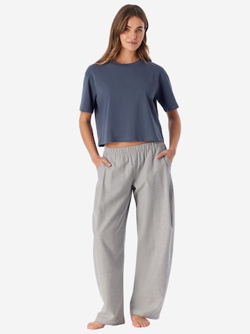 Chemise de nuit 'Mix & Relax' SCHIESSER en bleu
