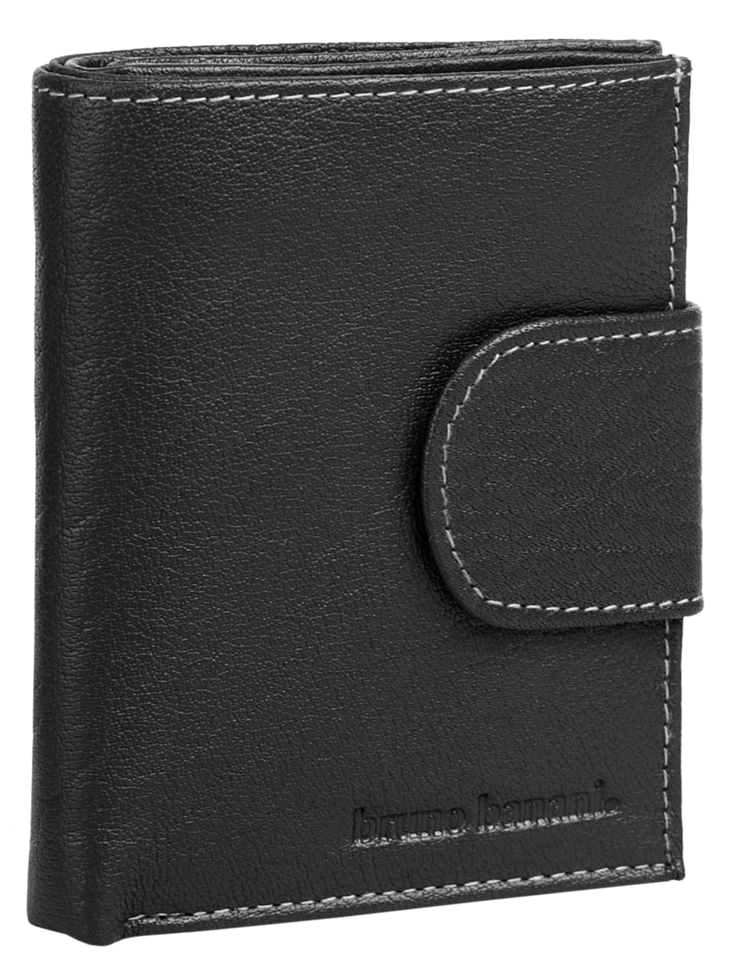 Bruno Banani Portemonnaie 'Bruno Banani Geldbörse'‌‌‌‌‌‌‌ in Schwarz