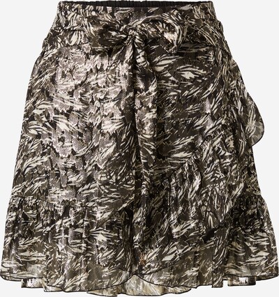 PATRIZIA PEPE Nederdel 'GONNA' i khaki / sort / sølv / hvid, Produktvisning
