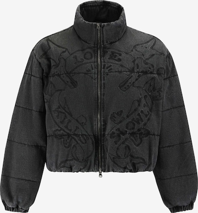 Ed Hardy Zimná bunda 'Love Kills', veľkosť XXS - čierny denim, Produkt