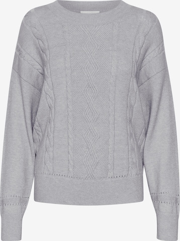Pulover 'Dela' de la Cream pe gri: față
