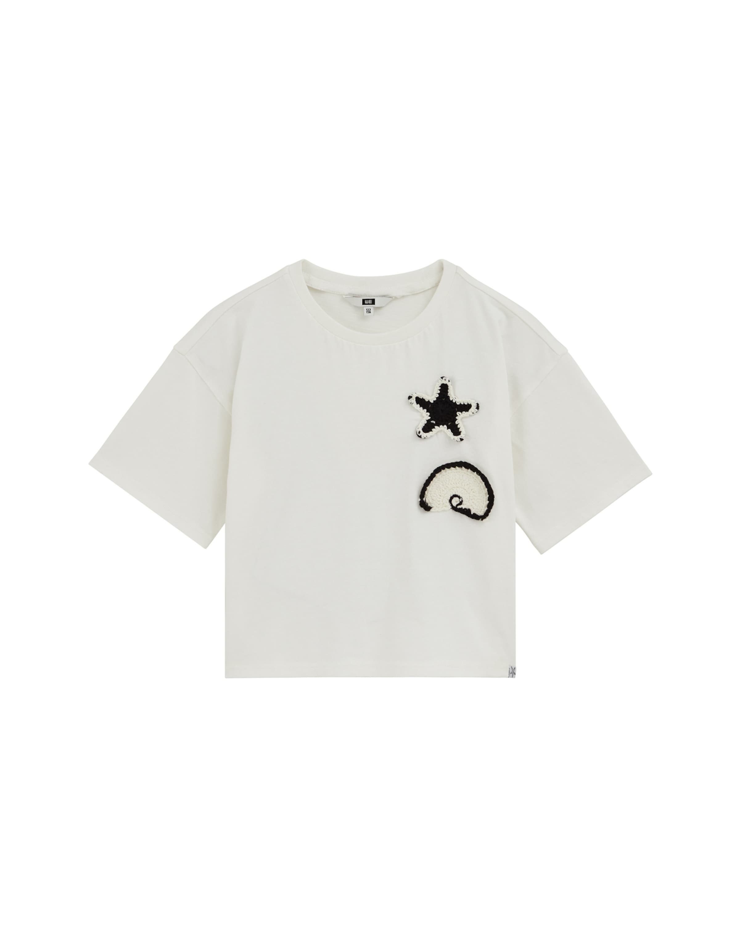 WE Fashion - Camiseta en blanco: frente