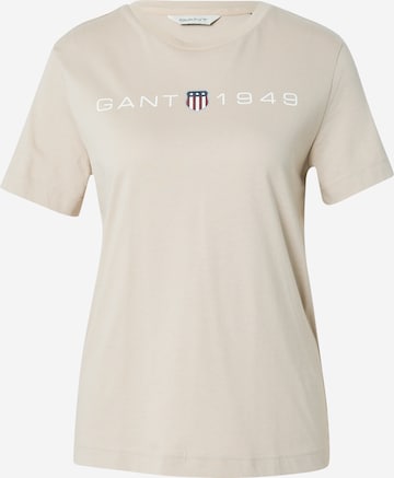 GANT T-Shirt in Beige: predná strana