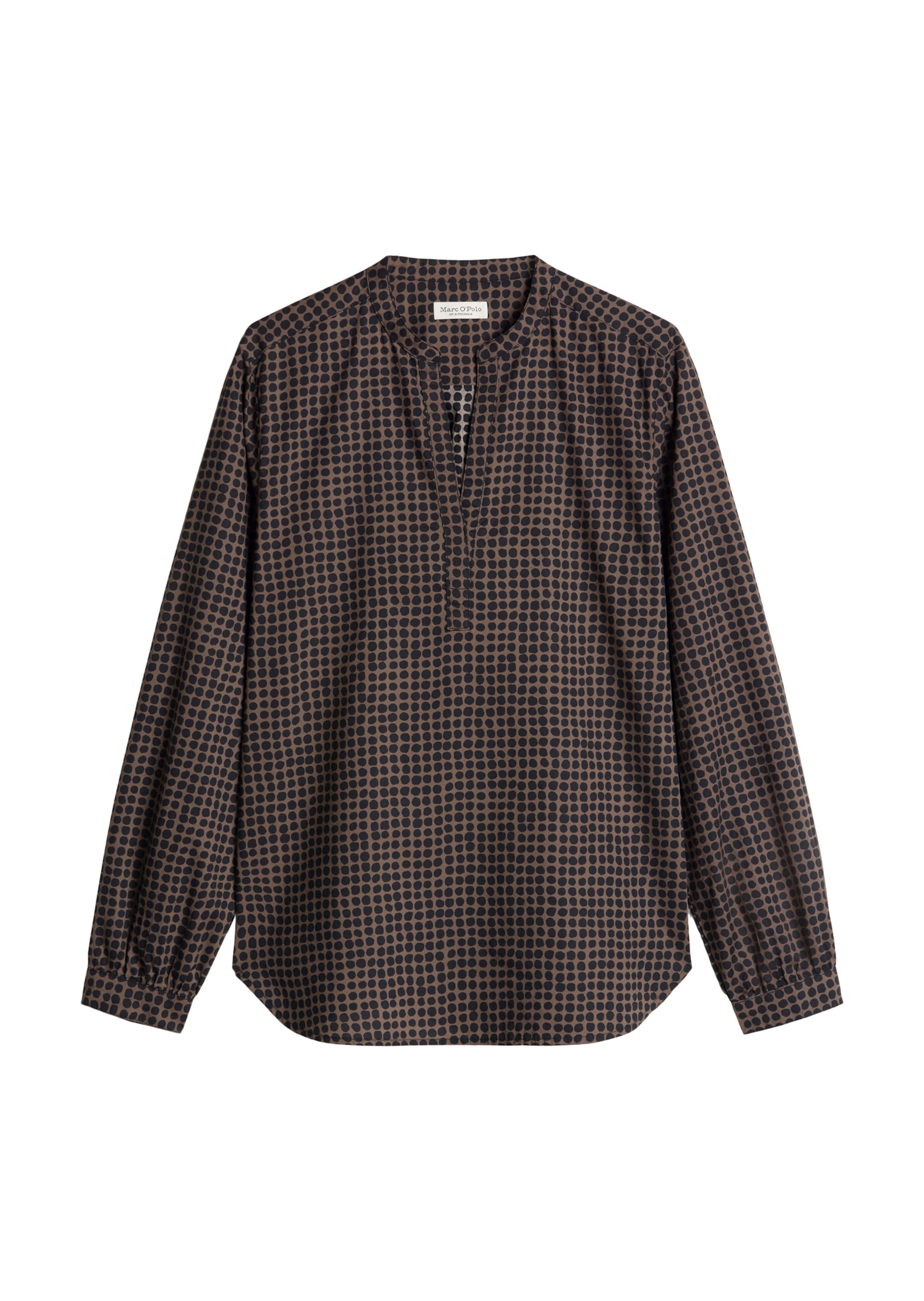 Marc O'Polo Bluse in Braun: Vorderseite