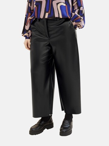 Tom Tailor Women + Loosefit Hose in Schwarz: Vorderseite