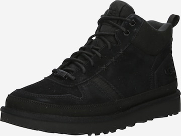 UGG - Botas con cordones 'HERITAGE' en negro: frente