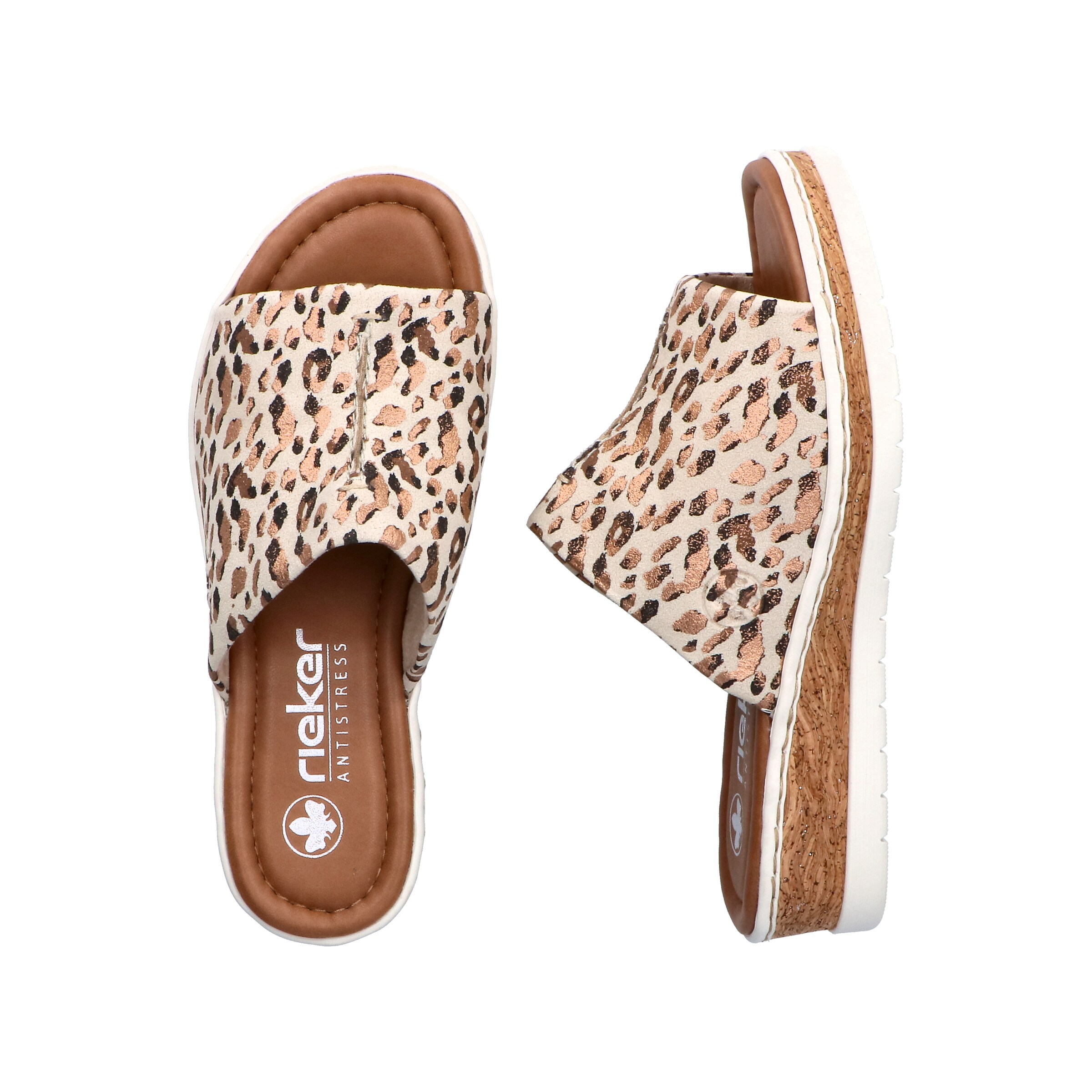 Rieker Mules in Beige