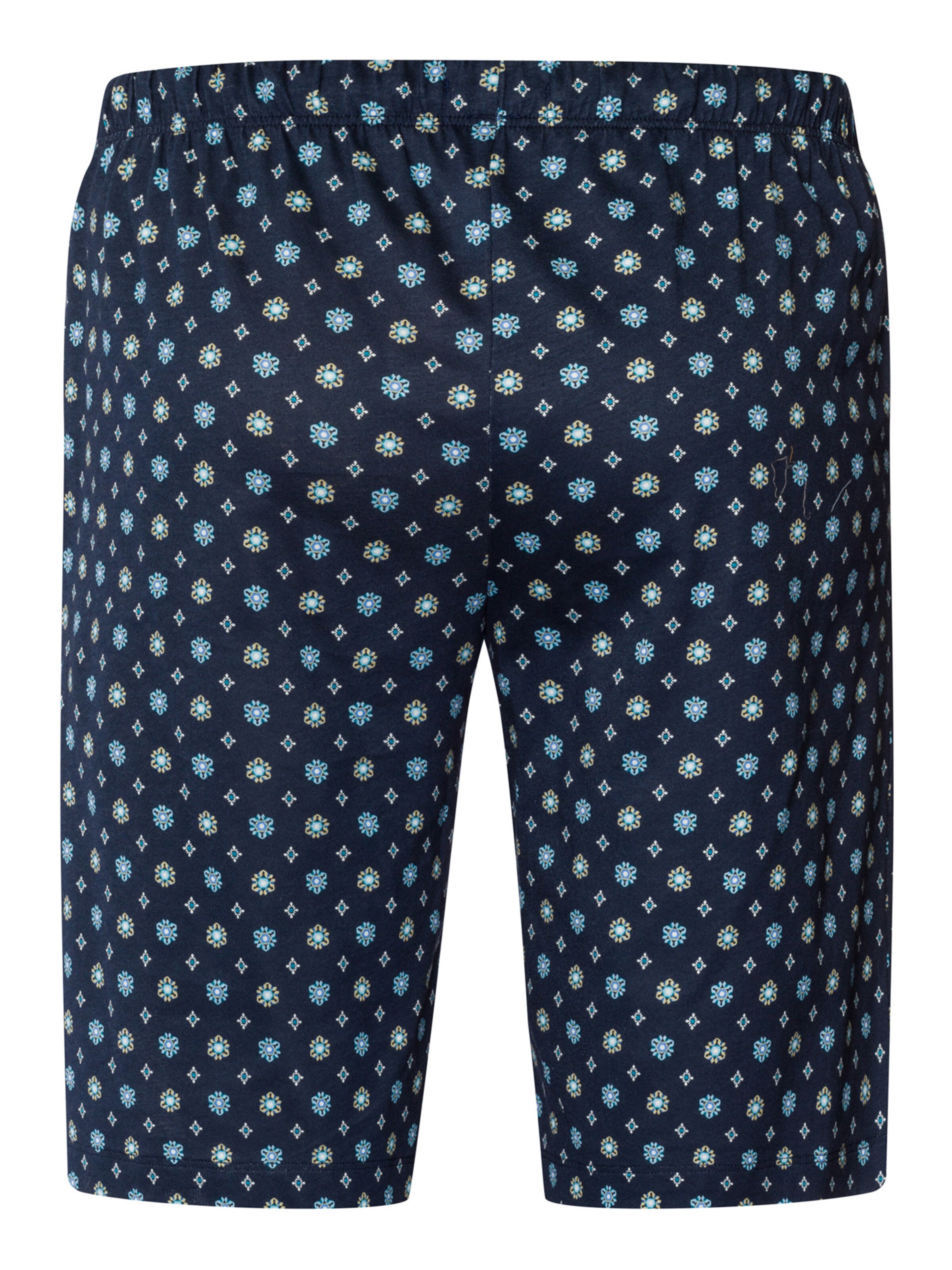 Hanro Pajama pants ' Night & Day ' in Blue