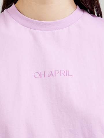 OH APRIL - Camisa 'Positive' em roxo