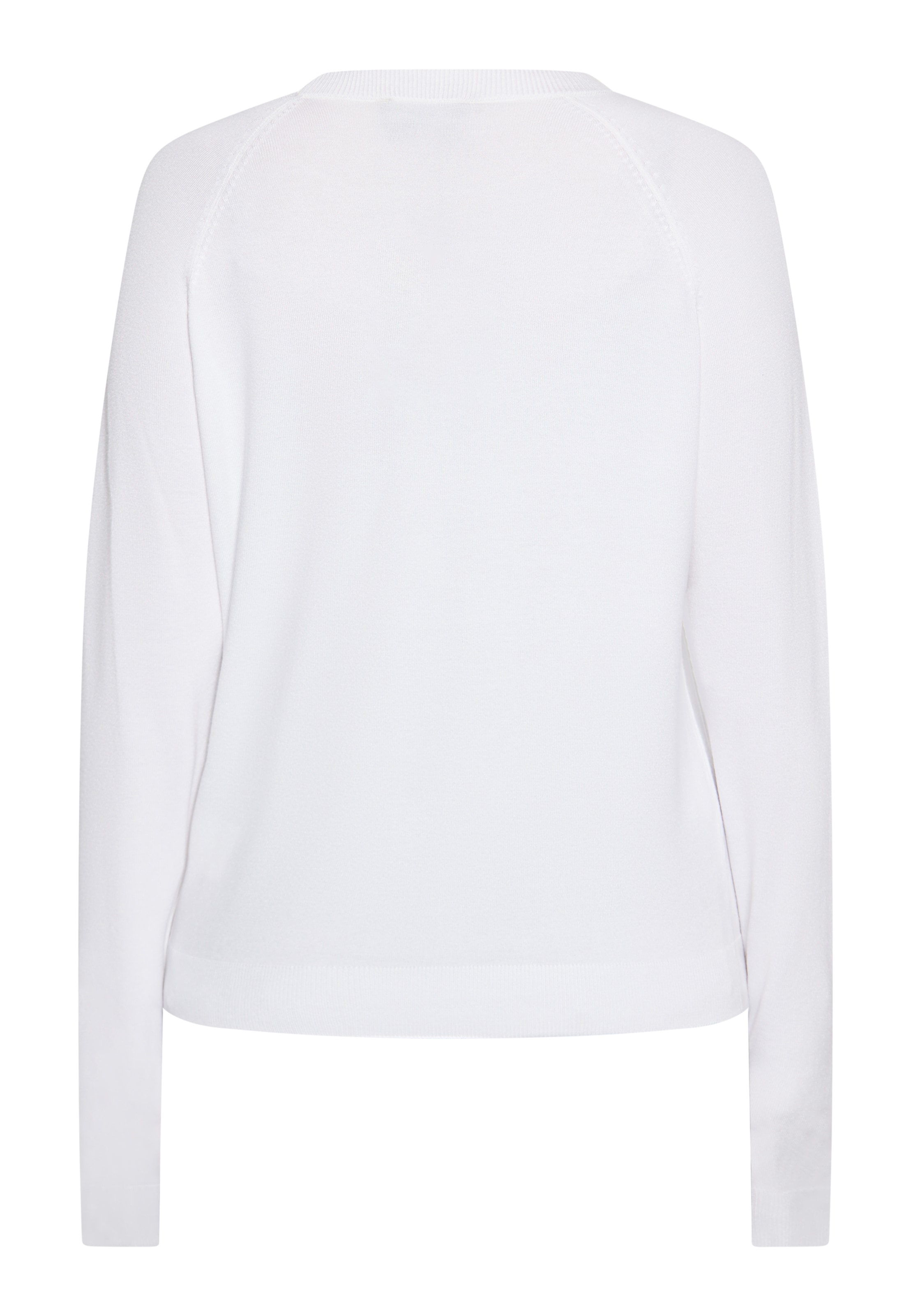 RISA Пуловер в бяло: отпред