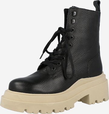 ABOUT YOU - Botines con cordones 'Alara' en negro: frente