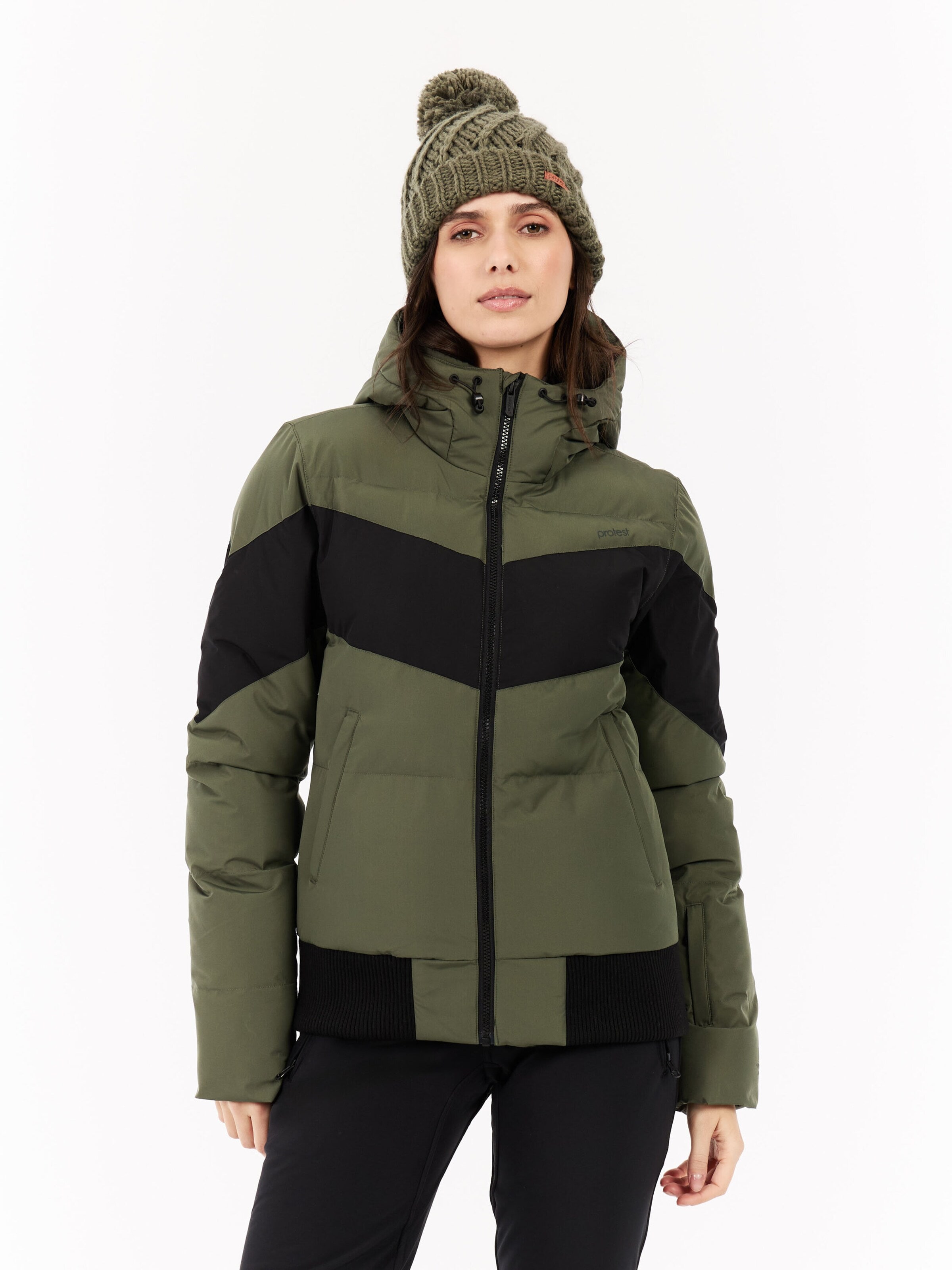 Veste de sport 'PRTJilly' PROTEST en vert : devant