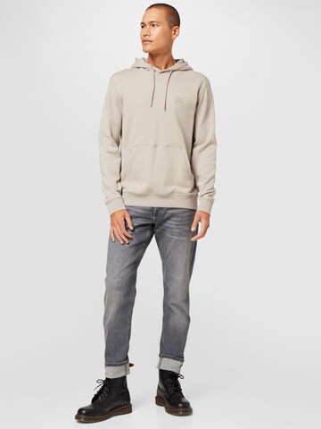 BOSS Sweatshirt 'Wetalk' in Beige