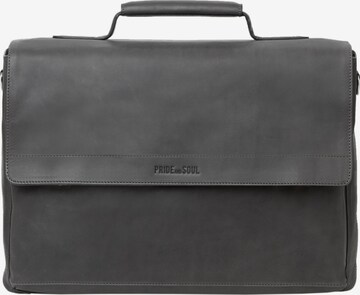 Borsa portadocumenti 'Percent' di Pride and Soul in grigio: frontale