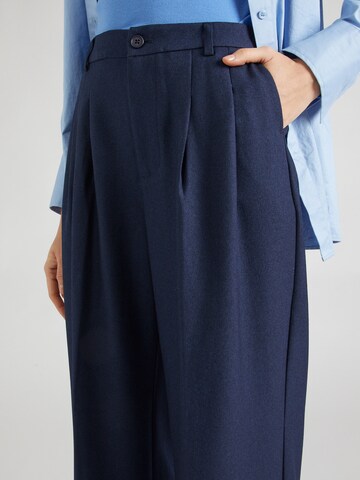 Wide leg Pantaloni con pieghe 'LAYTON' di Noisy may in blu