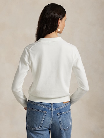 Polo Ralph Lauren Πλεκτή ζακέτα σε λευκό