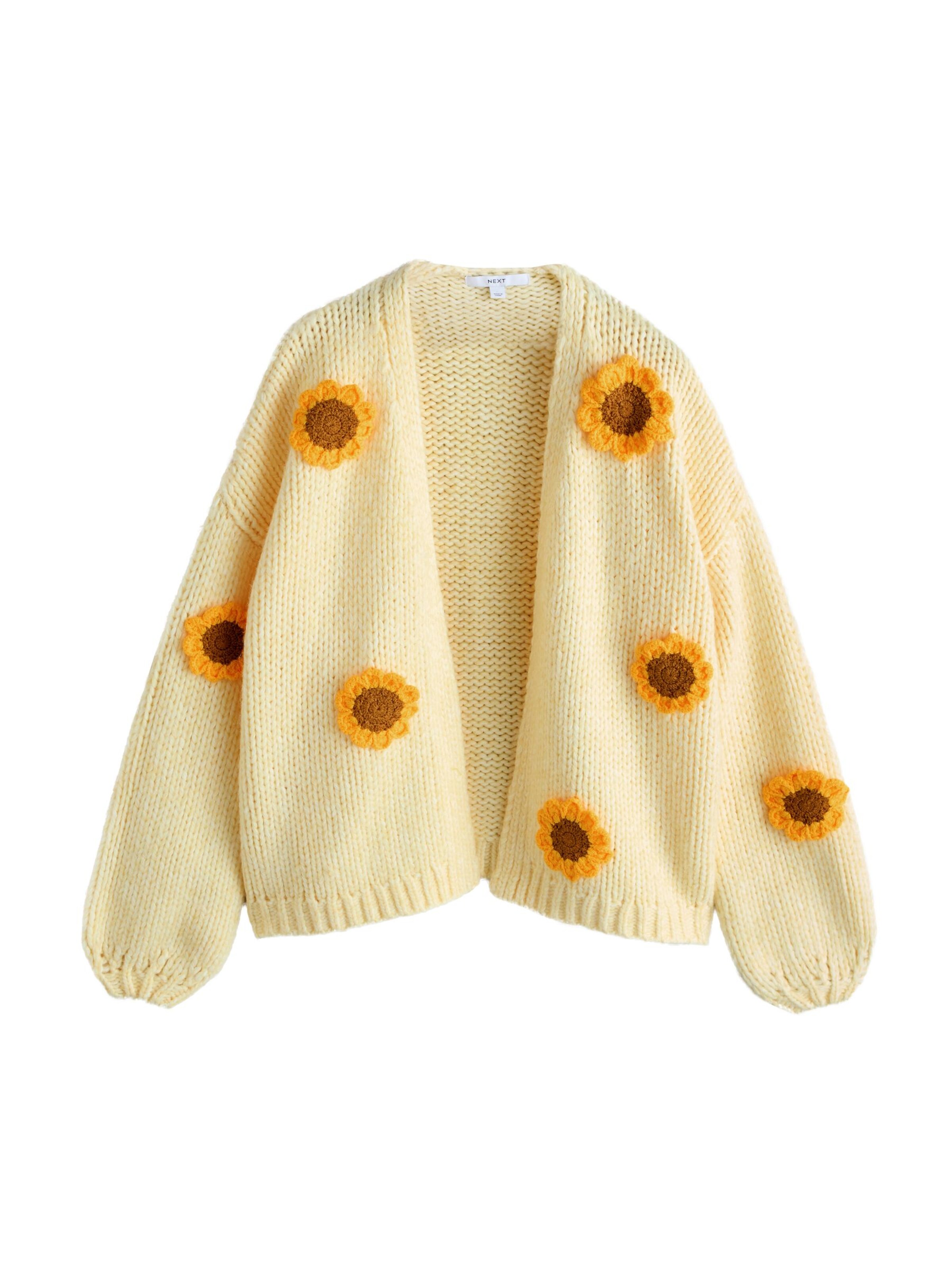 Next Strickjacke in Gelb: Vorderseite