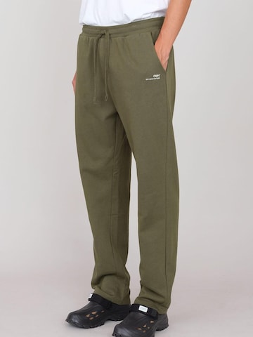 OWN Off With Nature Regular Broek 'Joggers Felpati Dritti' in Groen