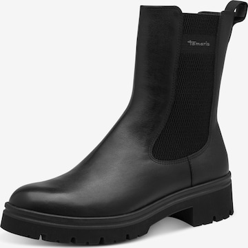 Bottines Tamaris en noir : devant