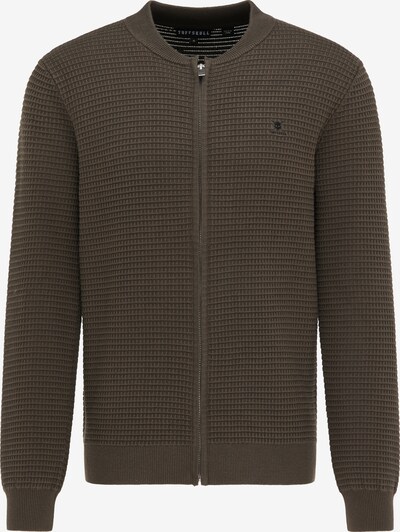 TUFFSKULL Vestes en maille en olive, Vue avec produit