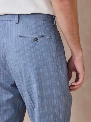 Next Slim fit Pleated Pants in Blue