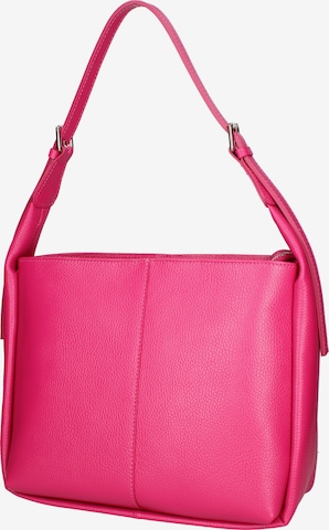 Sac bandoulière Roberta Rossi en rose : devant