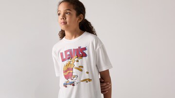 Levi's Kids T-Shirt in Weiß: Vorderseite