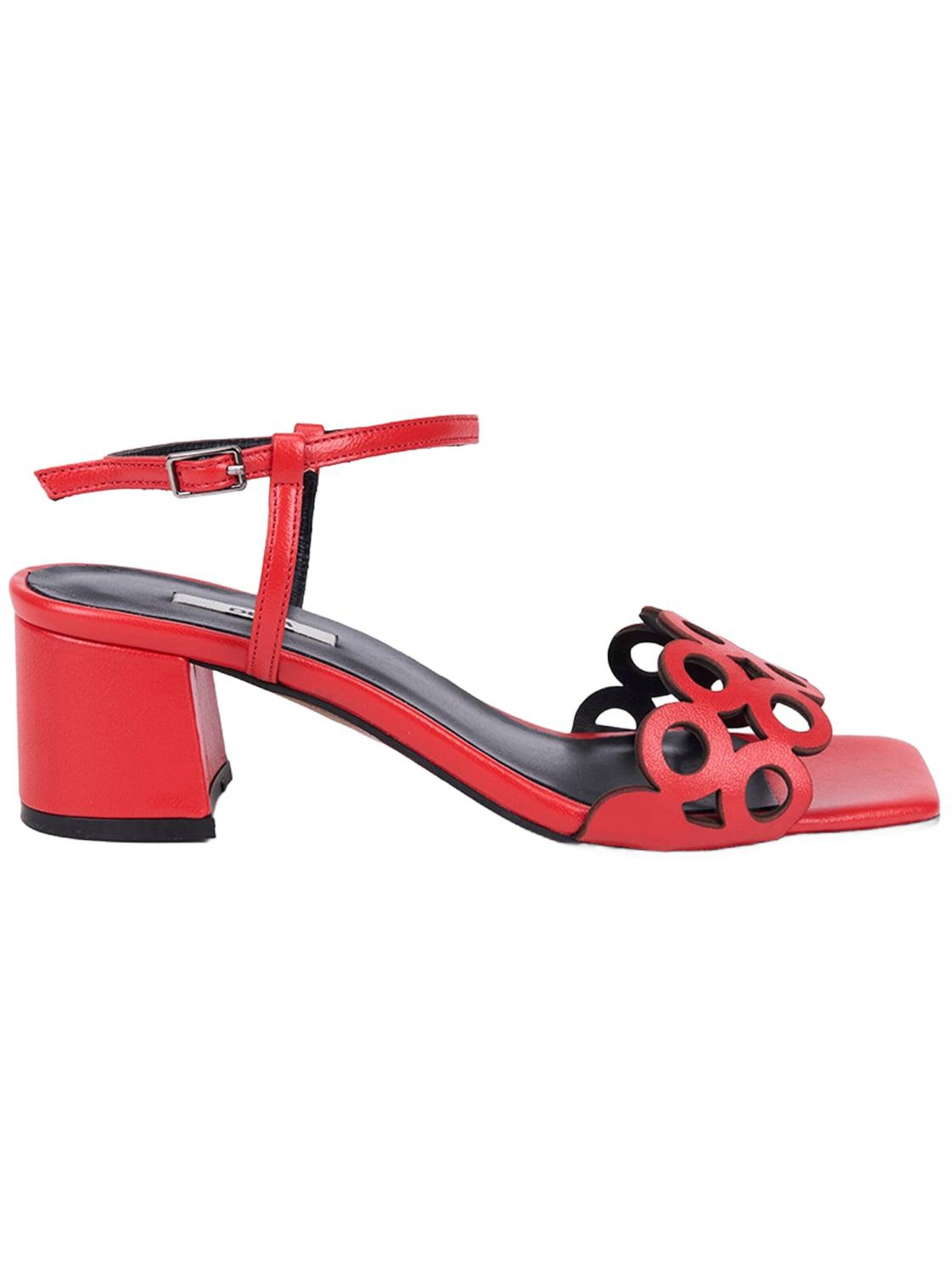 Desa - Sandalias de dedo en rojo