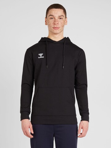 Sweat de sport 'GO 2.0' Hummel en noir : devant