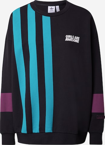 ADIDAS ORIGINALS Sweatshirt i svart: framsida